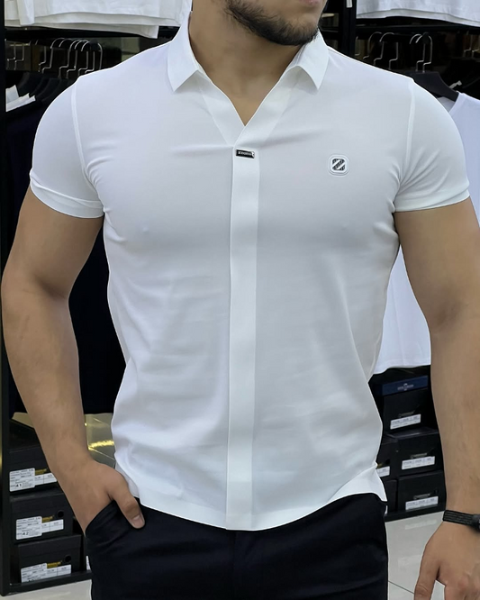Men's sports wicking ice silk short sleeve