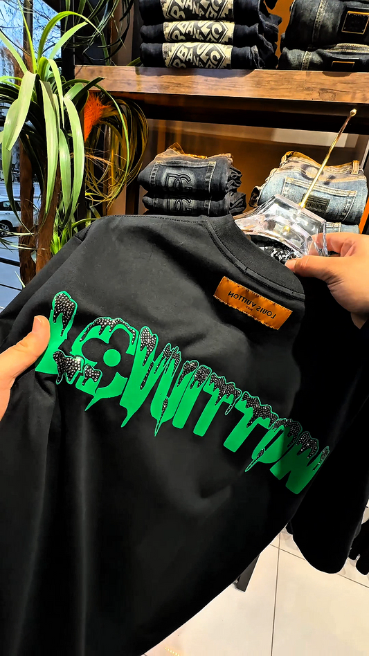 Men's Patterned Knit Short Sleeve