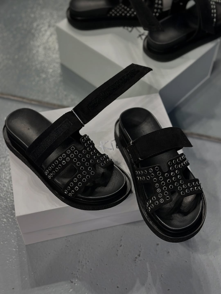 Latex Soft Sole Stomping Shit Feeling Sandals
