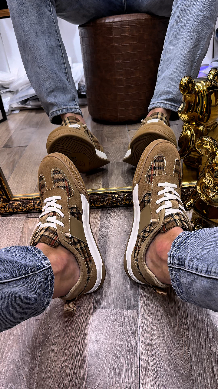 Men's Brown Casual Sneakers