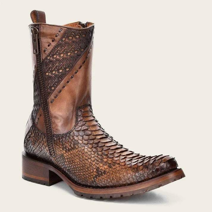Men's Python Boots Zipper