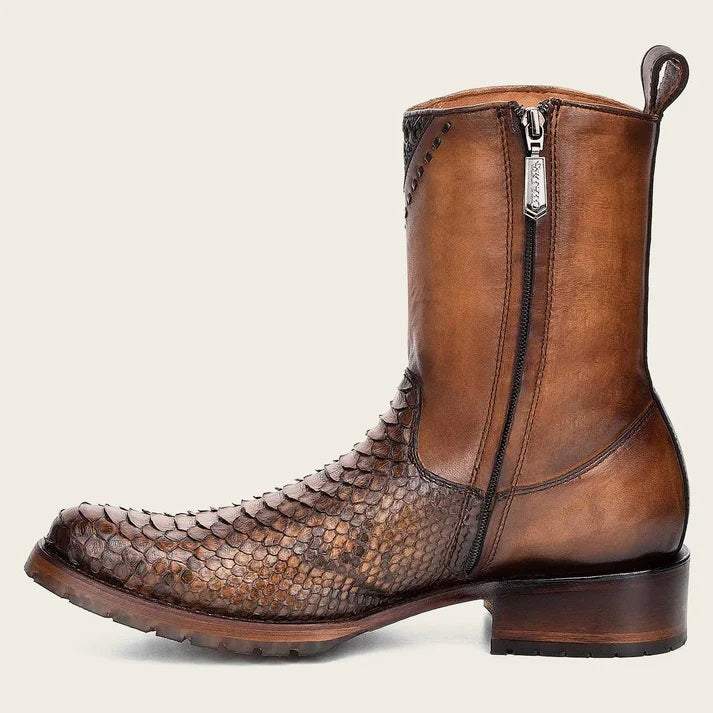 Men's Python Boots Zipper