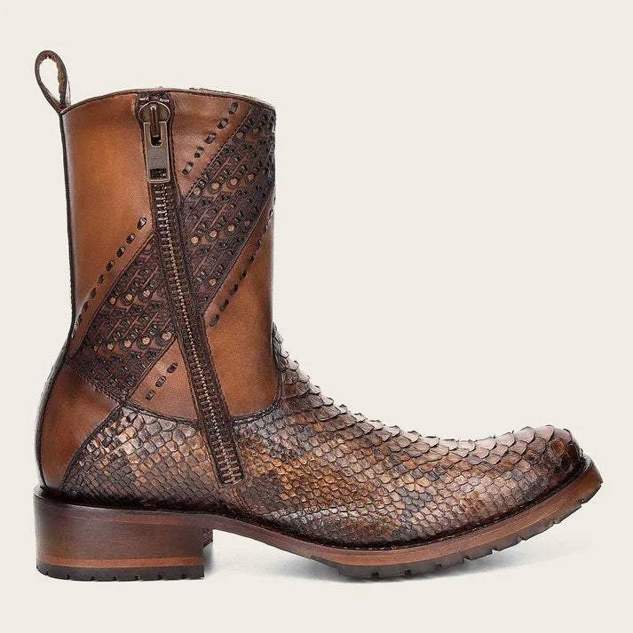 Men's Python Boots Zipper