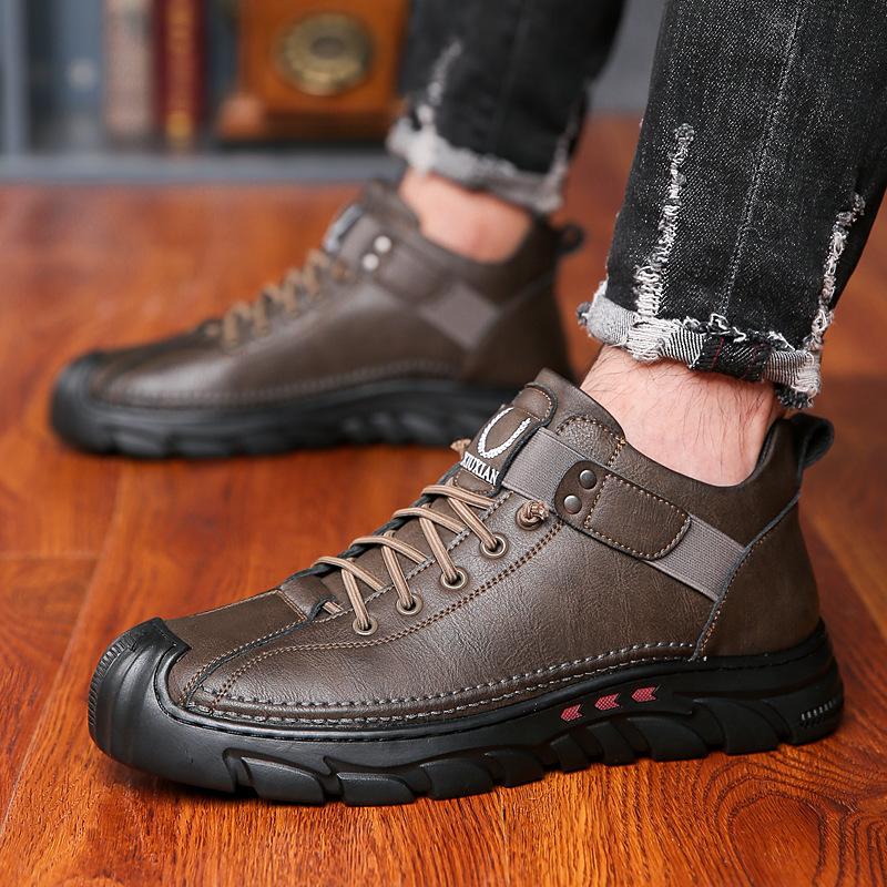 Winter Men's Wool Cotton Boots