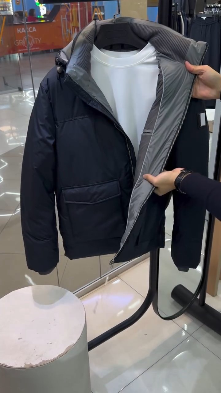 New winter hooded duck down jacket