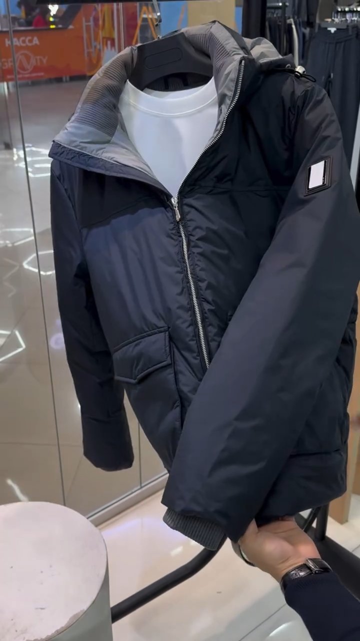 New winter hooded duck down jacket