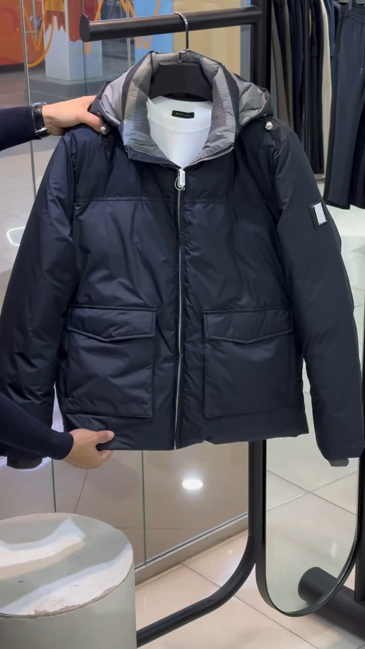 New winter hooded duck down jacket