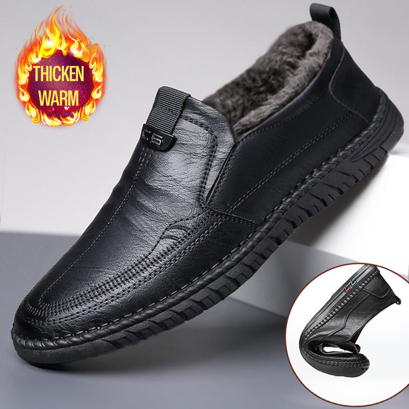 Winter Men's Business Leather Shoes