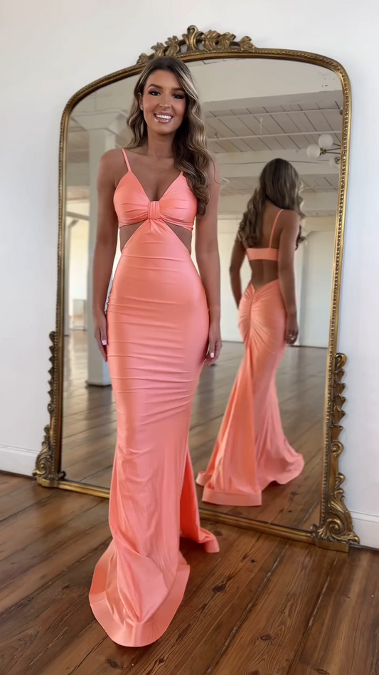 Pink Sexy Evening Dress
