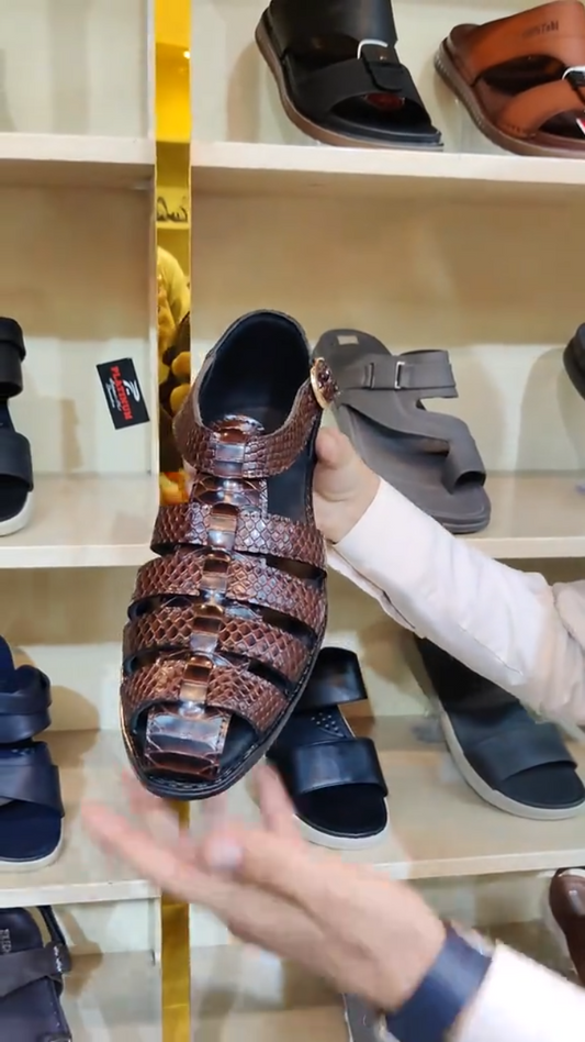 Men's Bamboo Cage Breathable Sandals
