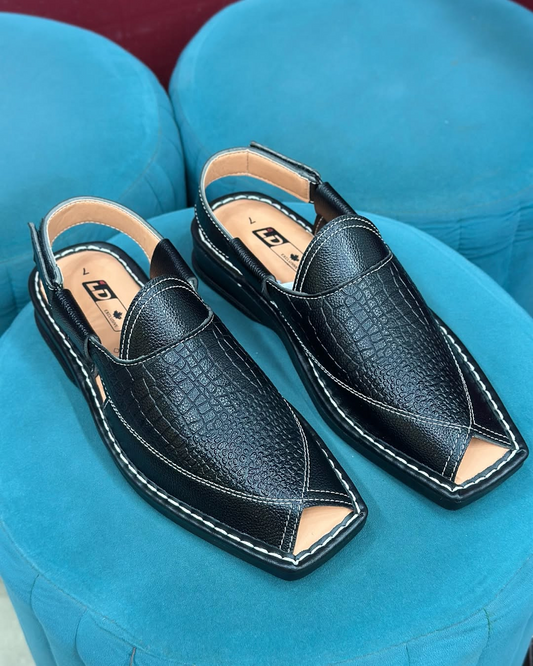 Men's Summer Roman Buckle Leather Sandals