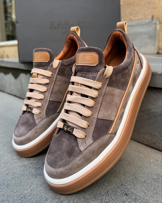 Italian Luxury Suede Board Shoes