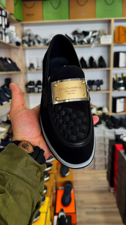 Men's Worn Calf Leather Loafers
