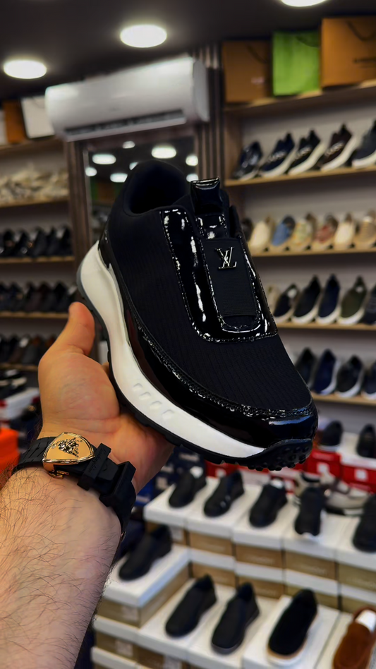 Men's Casual Height Enhancement Athletic Loafers Single Shoes