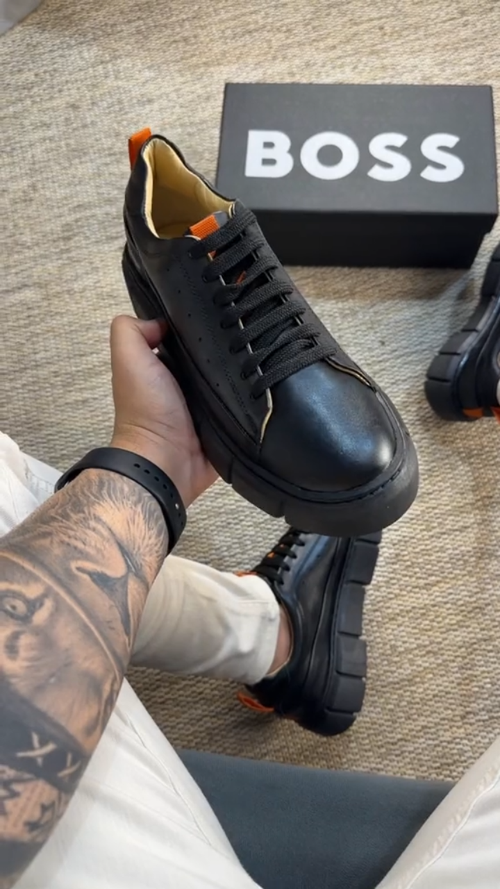 Men's Leather Tractor Oxford