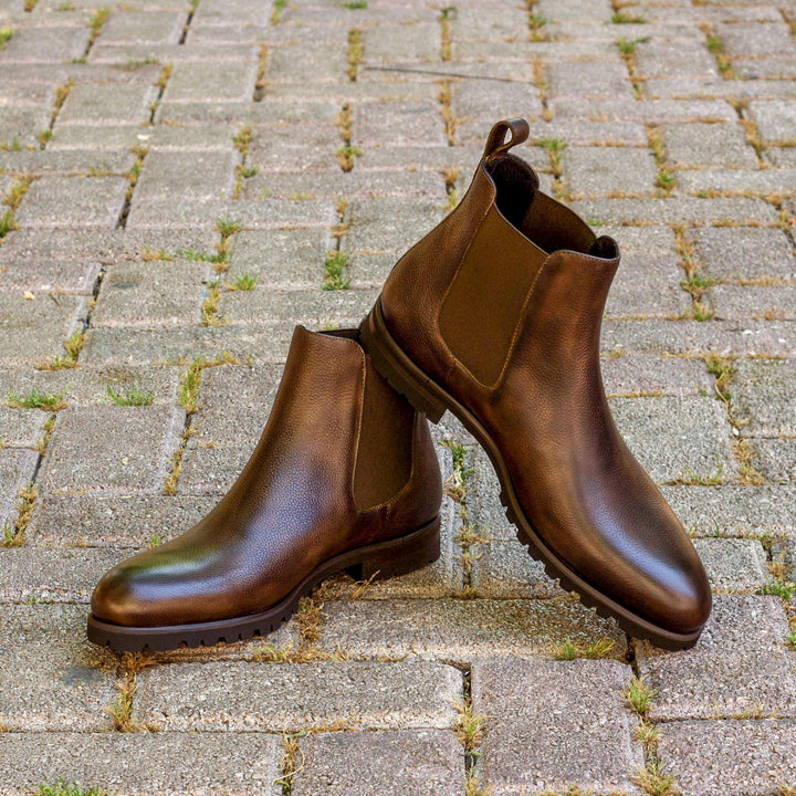 Dark Brown Full Grain Chelsea Boot