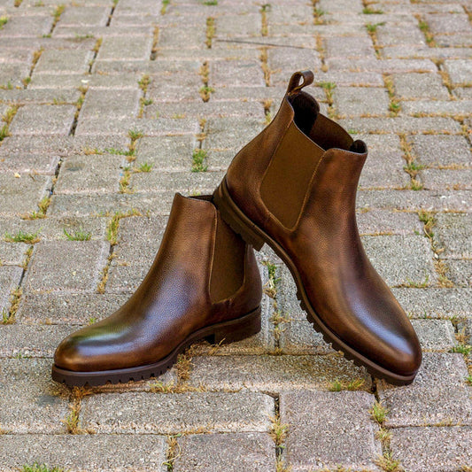 Dark Brown Full Grain Chelsea Boot