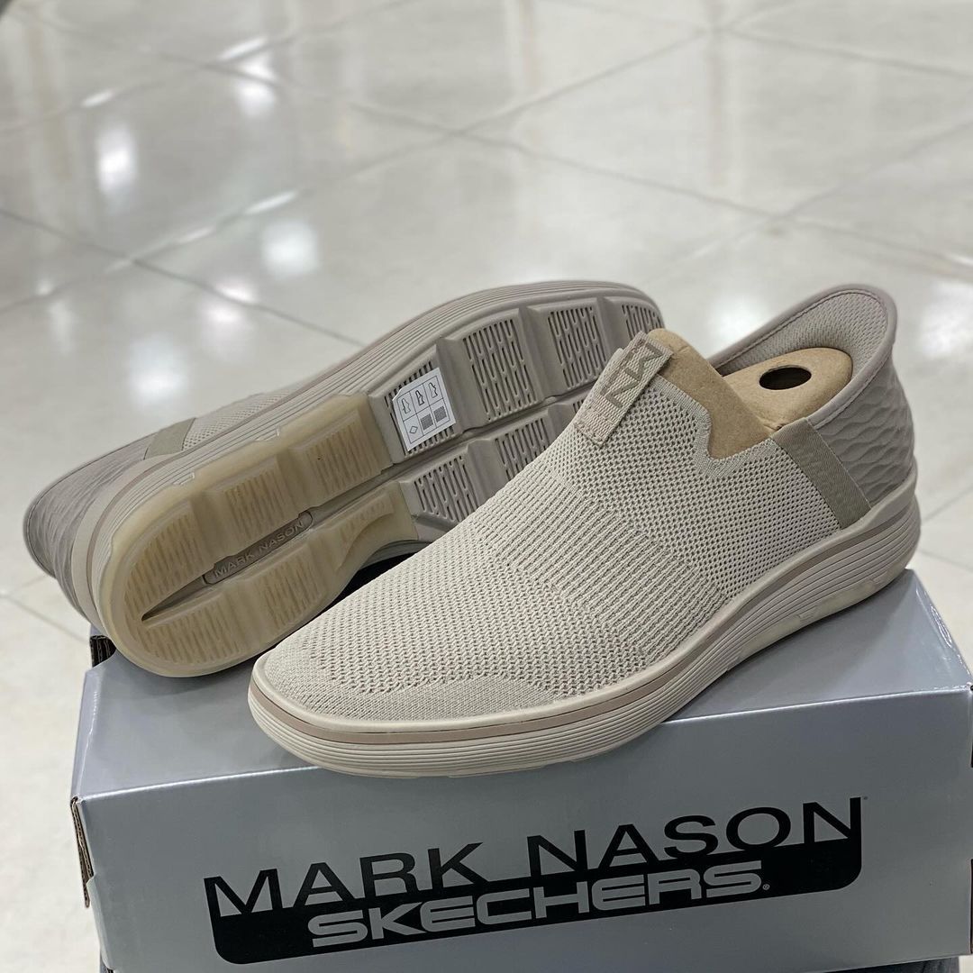 Textured Knit Hands-Free Pull-On Shoes