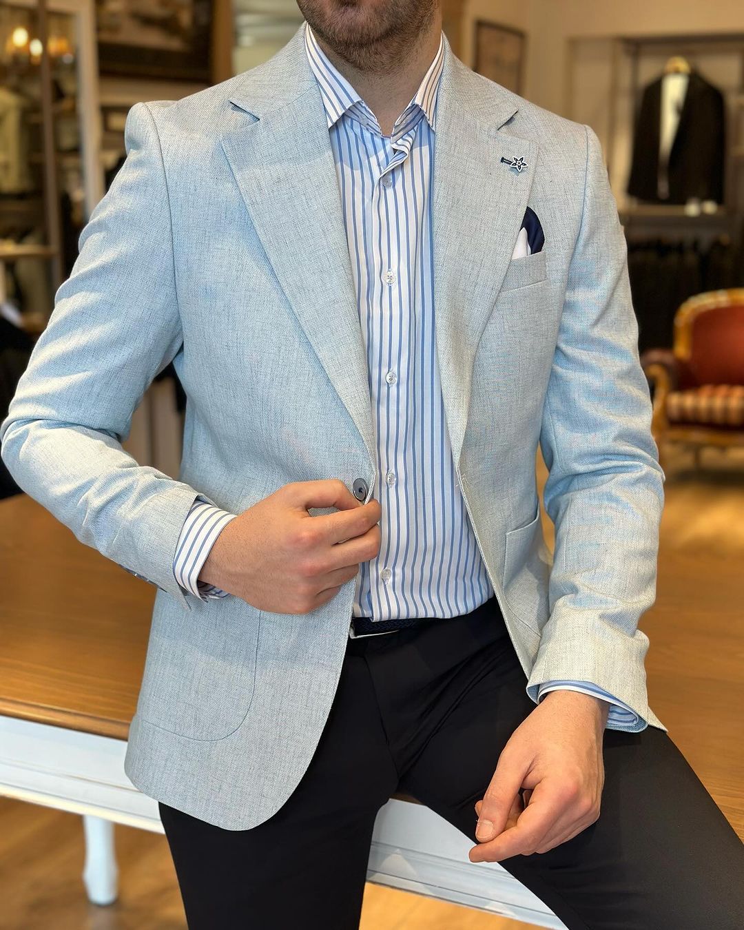 Spring Linen Jacket