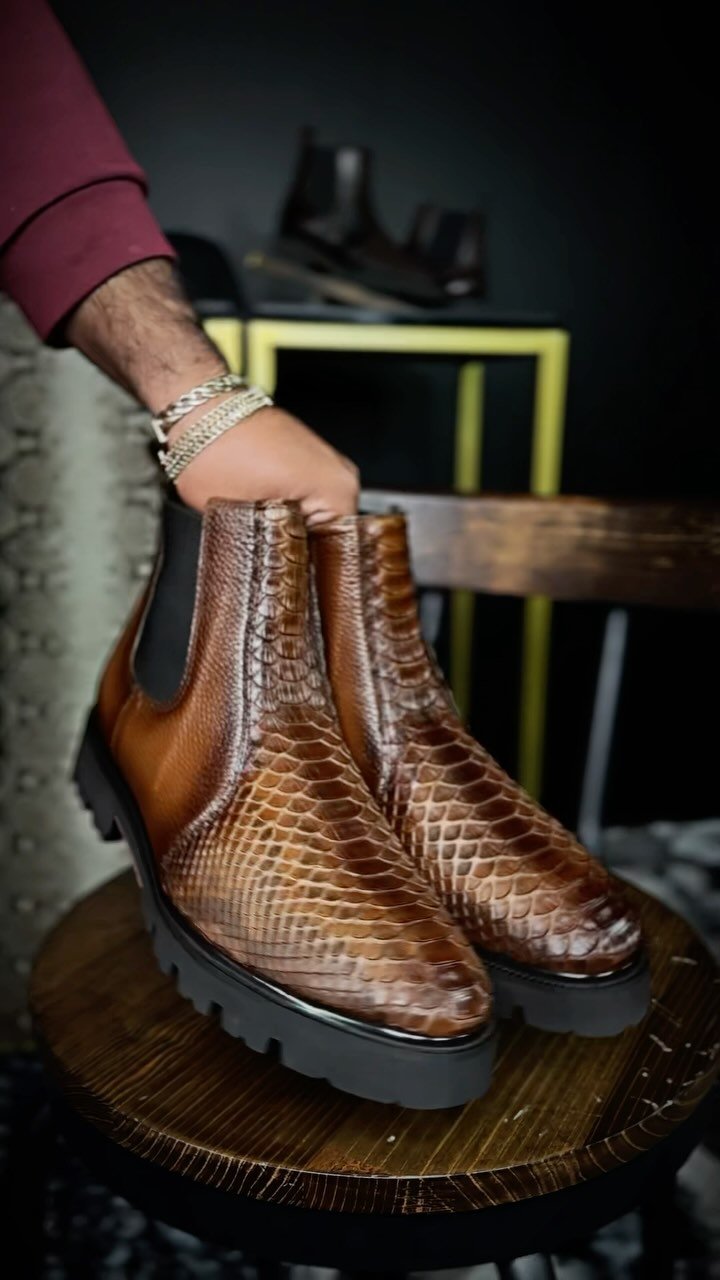 Italian Men's High End Crocodile Shoes