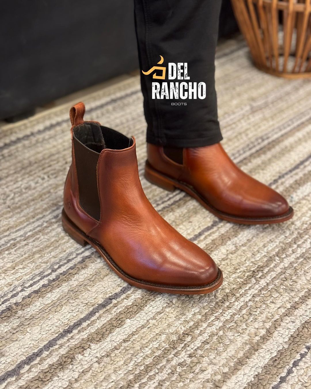 2024 Italian Brown Cowhide Chelsea Boots