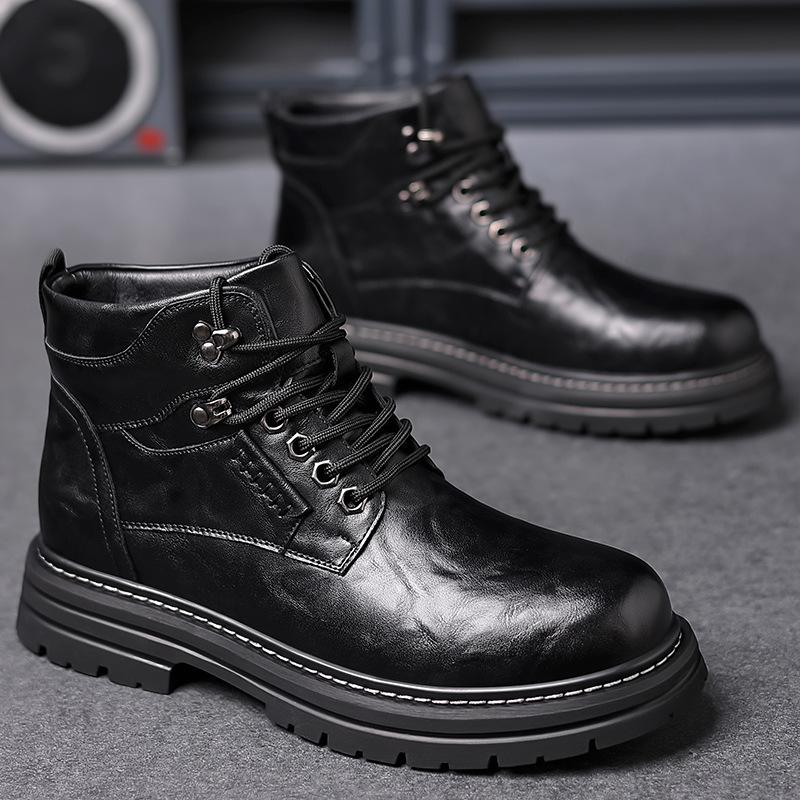 High-end Leather Work Men's Shoes