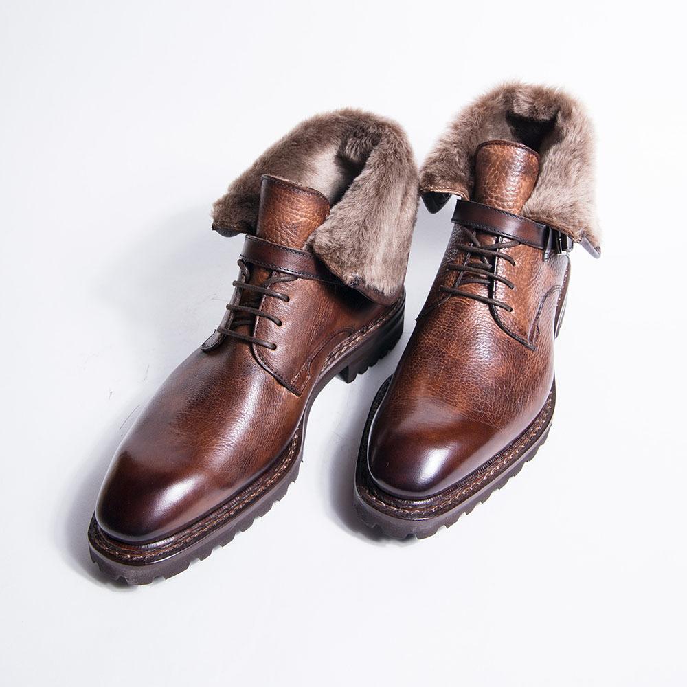 🔥Men's Lace-Up Wool Warm Boots