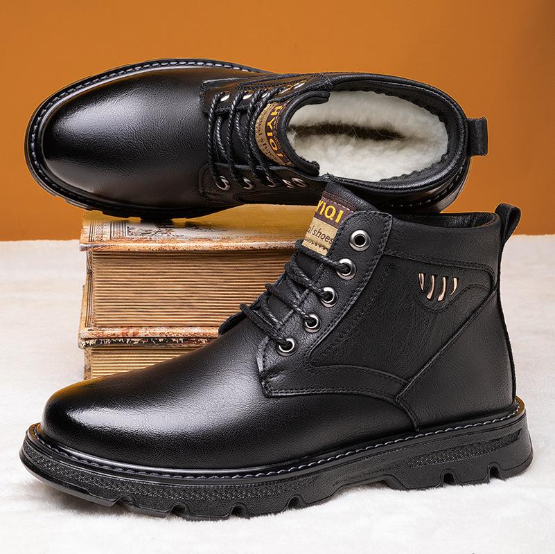 Casual High Top Shoes Business Cotton Boots