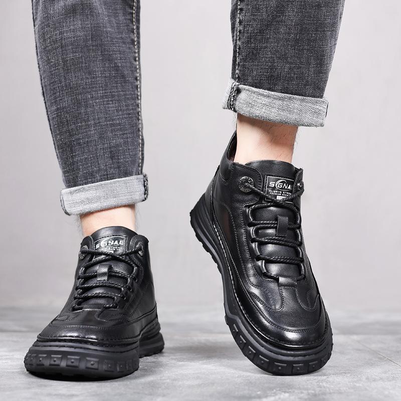 Winter High-Grade Men's Fashion Padded Warm Business Shoes