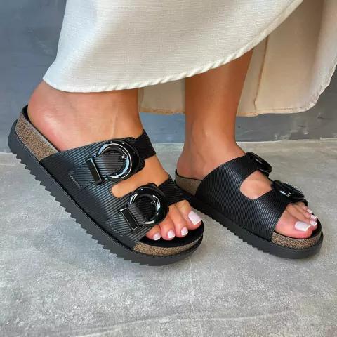 Summer double buckle soft sole sandals