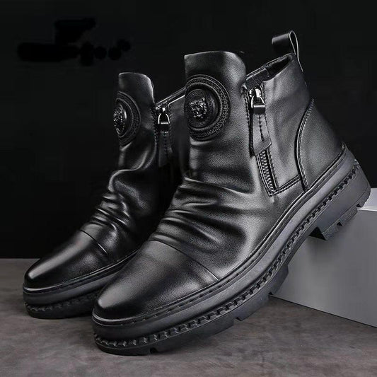 Versatile Zipper Martin Boots