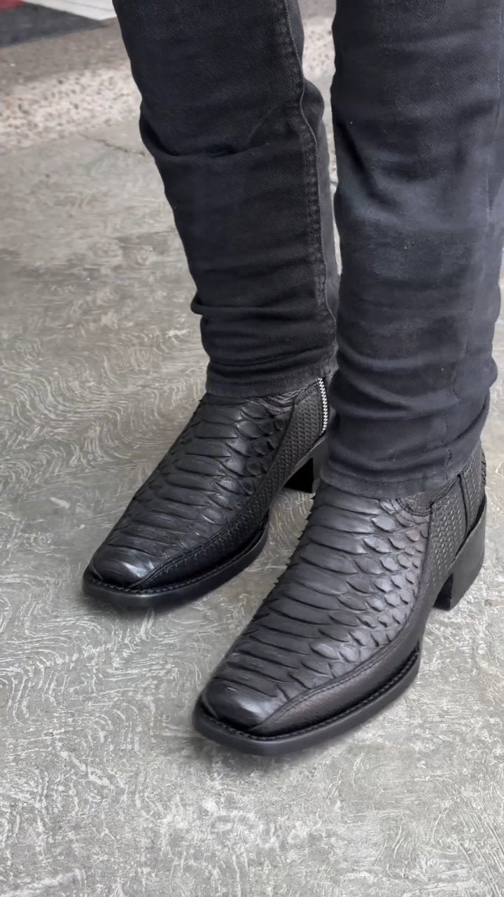 2024 Men's High Quality Python Casual Boots