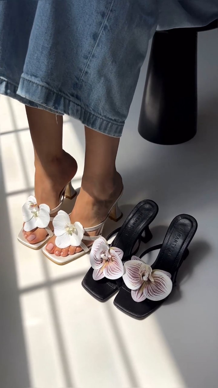 Flower High Heels