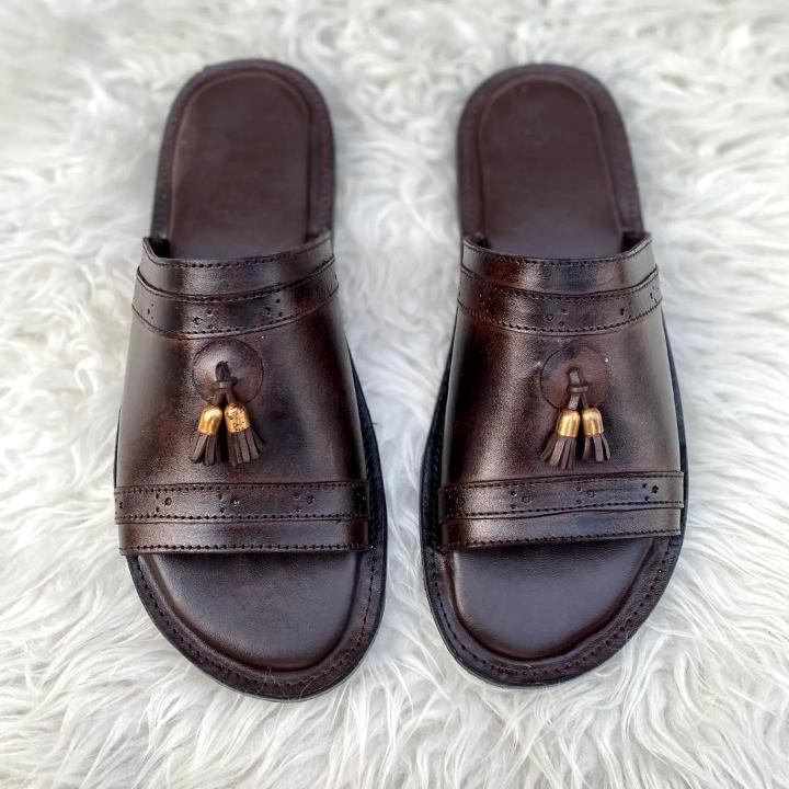 Leezaz Premium Handmade Leather Slippers