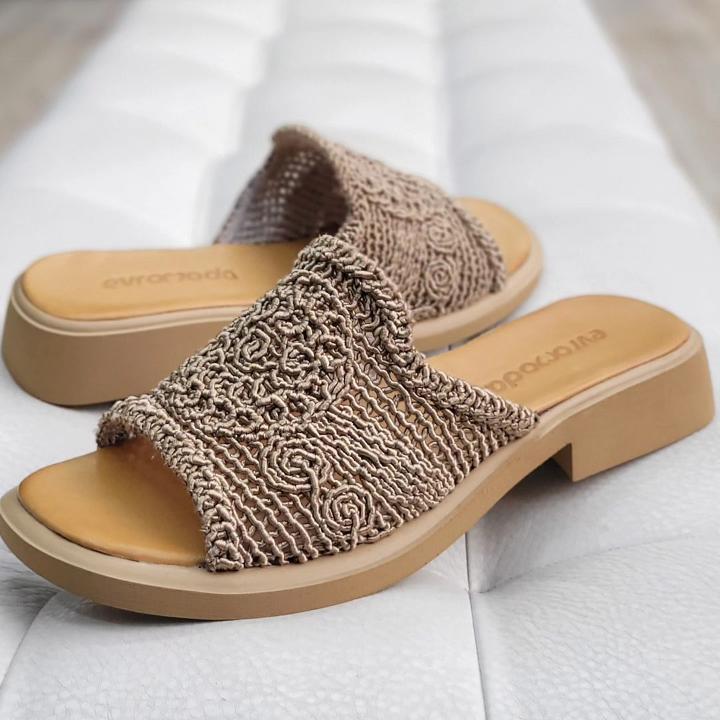 Women's Braided Leather Shoes