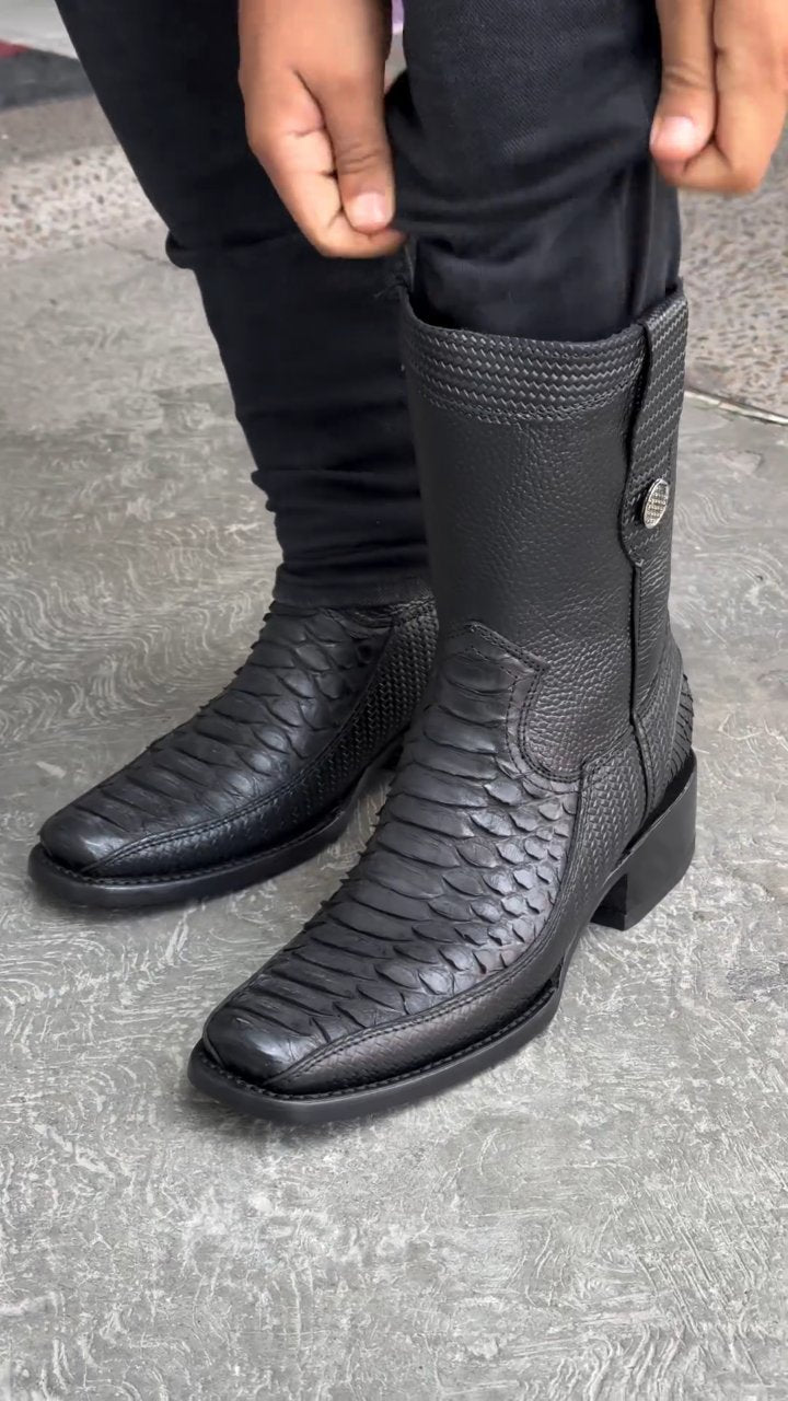 2024 Men's High Quality Python Casual Boots