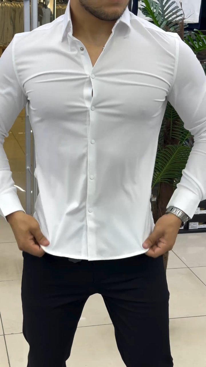 Stretch Non-marking Silk Business Casual Shirt