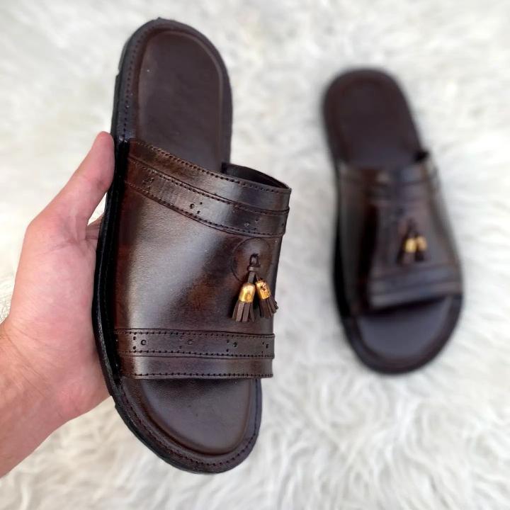 Leezaz Premium Handmade Leather Slippers