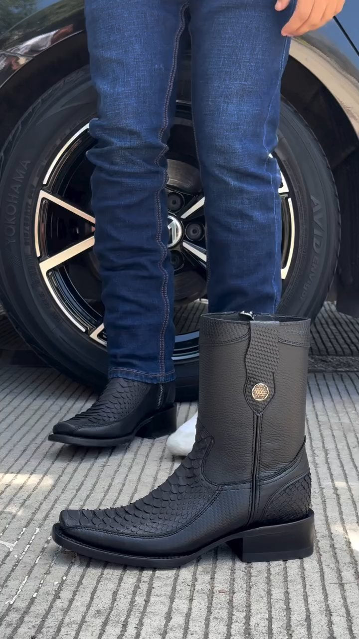 2024 Men's Purely Handcrafted Cowhide Boots