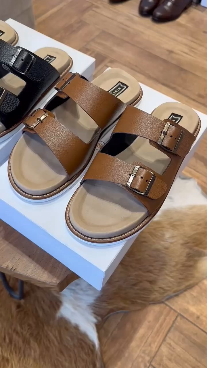 Summer Men's Double Strap Sandals