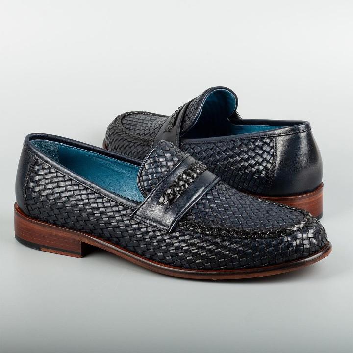 Doucal's Braided Leather Loafers