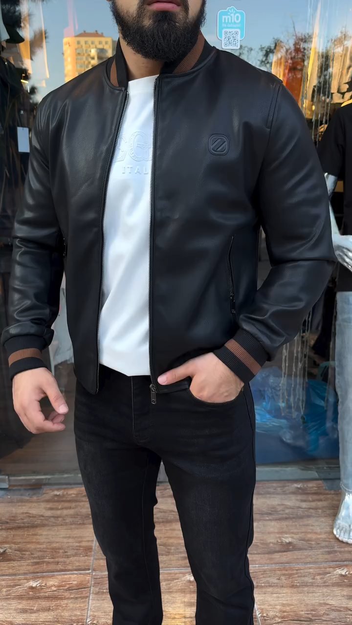 Bomber Leather Jacket