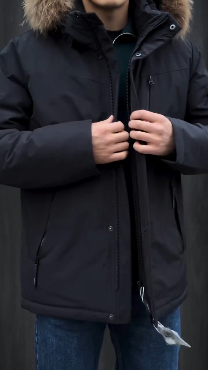 Men's High-end Mid-length Down Jacket