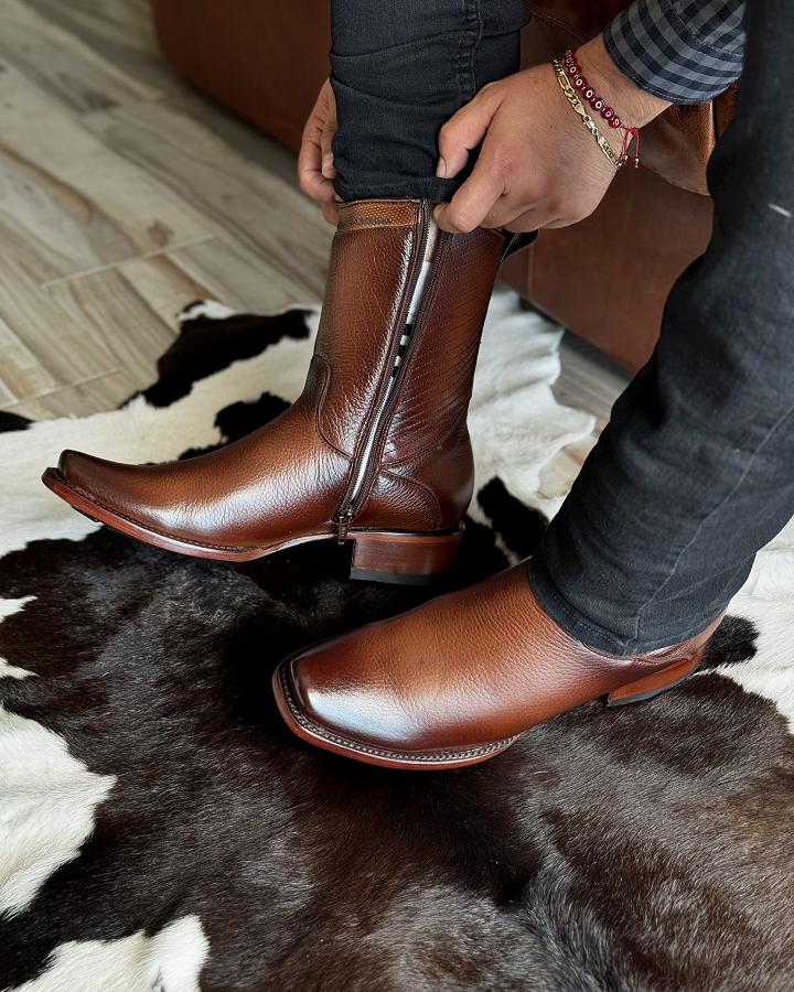 2024 Original Deerskin Cowboy Boots