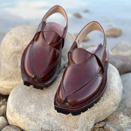 Handmade leather traditional men's sandals