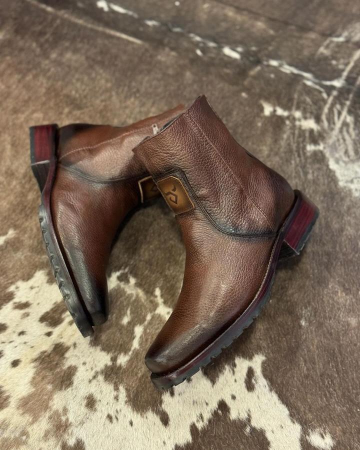 Cuadra Zipper Deerskin Boots