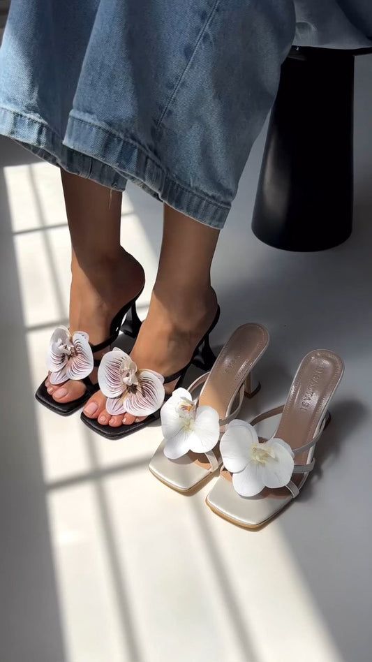 Flower High Heels