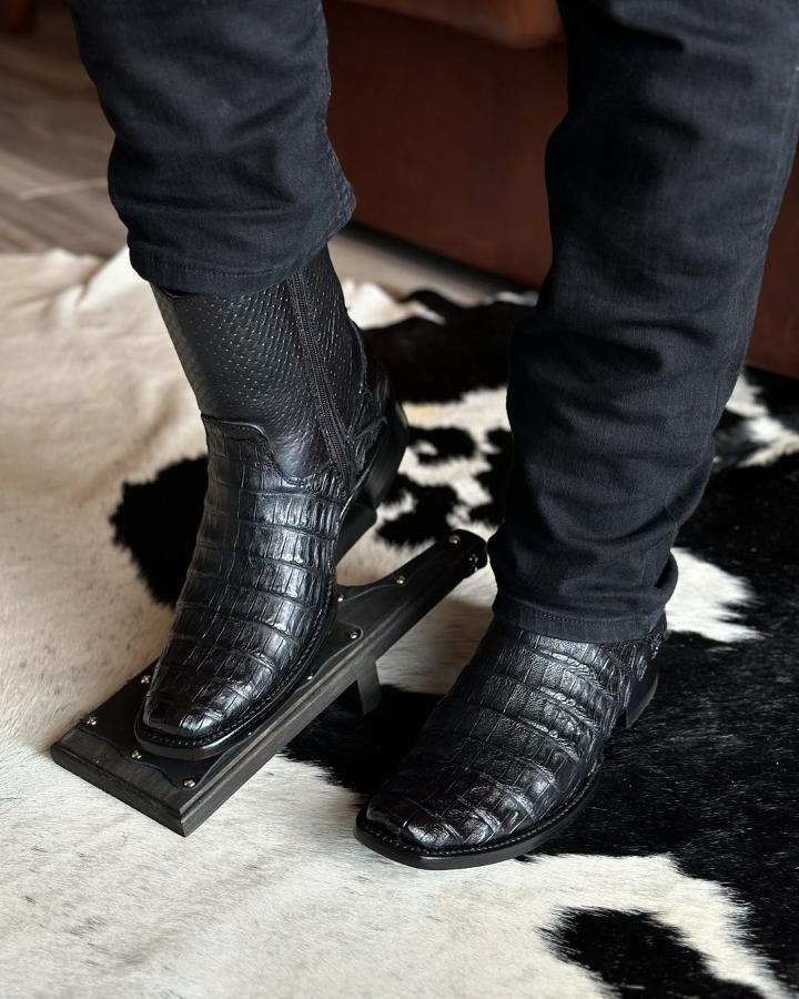 TBC Bootmakers The Mercedes Black Caiman Belly