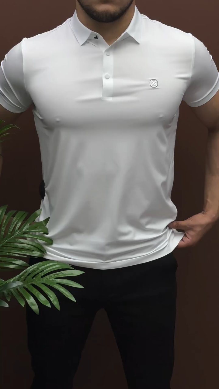 Summer Men's Short-sleeved Non-marking Polo Shirt