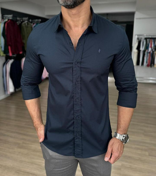 Men's Street Casual Long Shirt